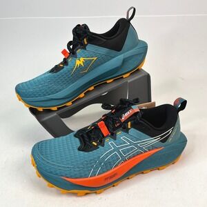 ASICS GEL Trabuco 13 Trail Running Shoes Atlantis Blue Pure Aqua Men US 7